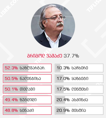 Vashadze presidential elections best and worst