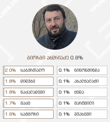 Andriadze presidential elections best and worst